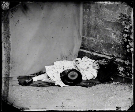 by Lewis Carroll (Charles Lutwidge Dodgson), wet collodion glass plate negative, spring 1860