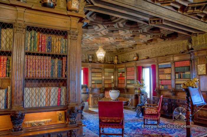 hearst-castle-library1